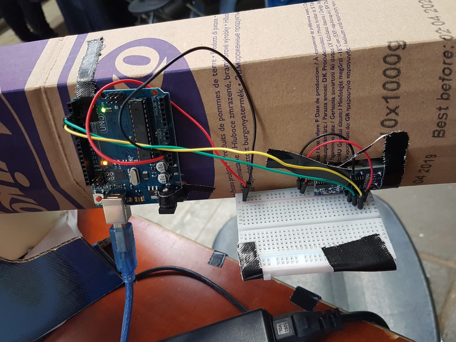 ball detection cables on arduino