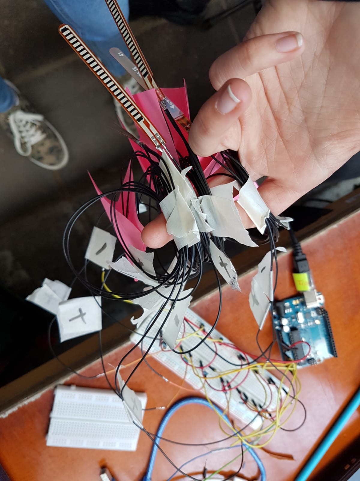 sensors cabled